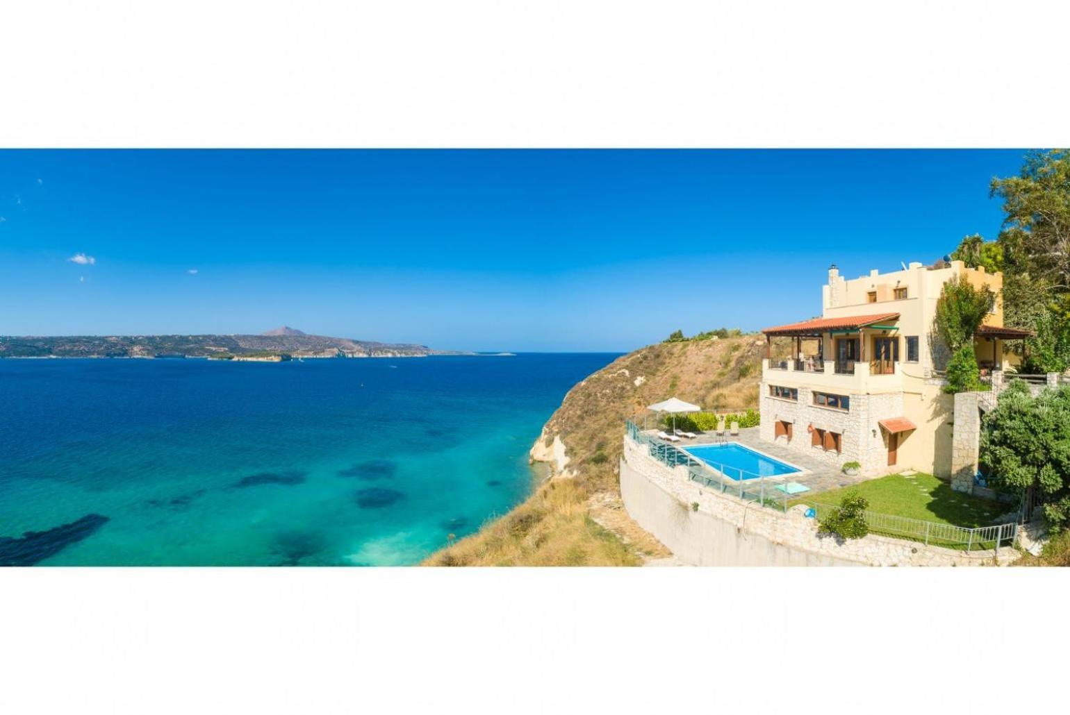 Souda Bay View Villa Kalami  Bagian luar foto