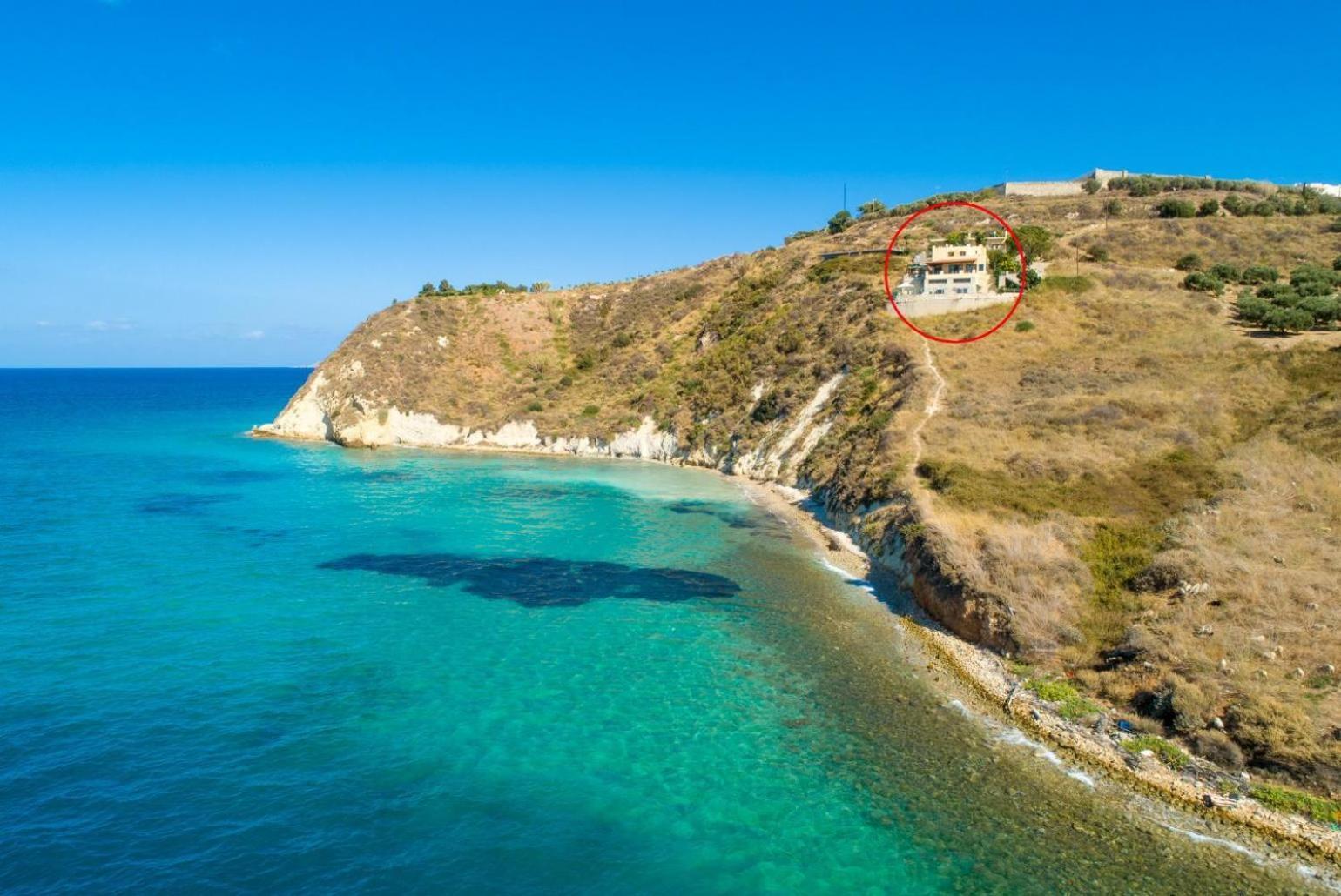 Souda Bay View Villa Kalami  Bagian luar foto