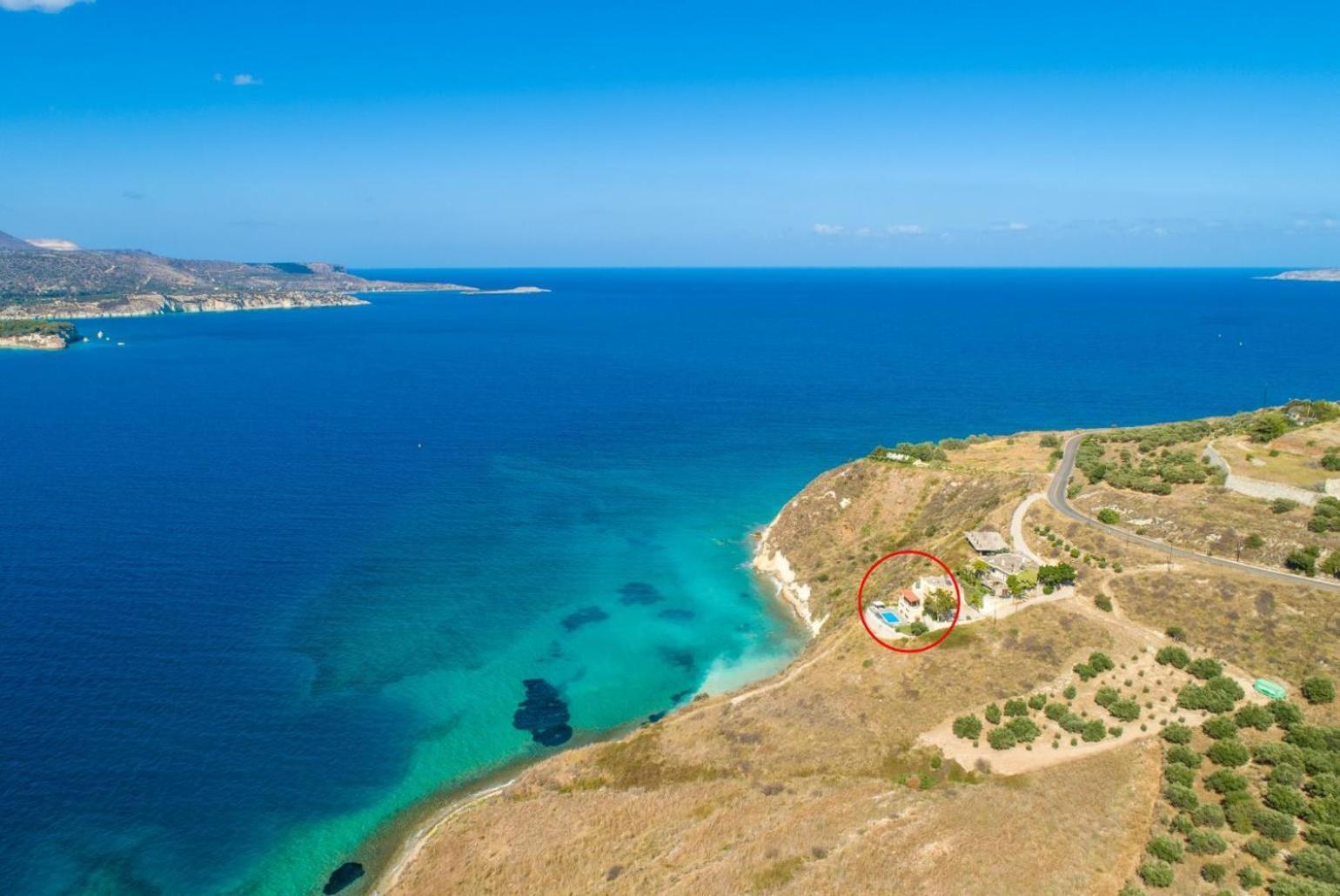 Souda Bay View Villa Kalami  Bagian luar foto
