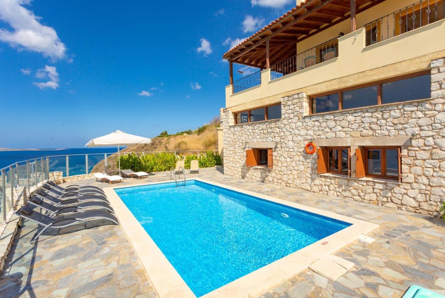 Souda Bay View Villa Kalami  Bagian luar foto